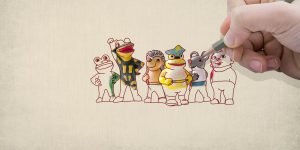 Lurchi der Salamander (unter Verwendung von Bildern licensed by Ingram Image/adpic)